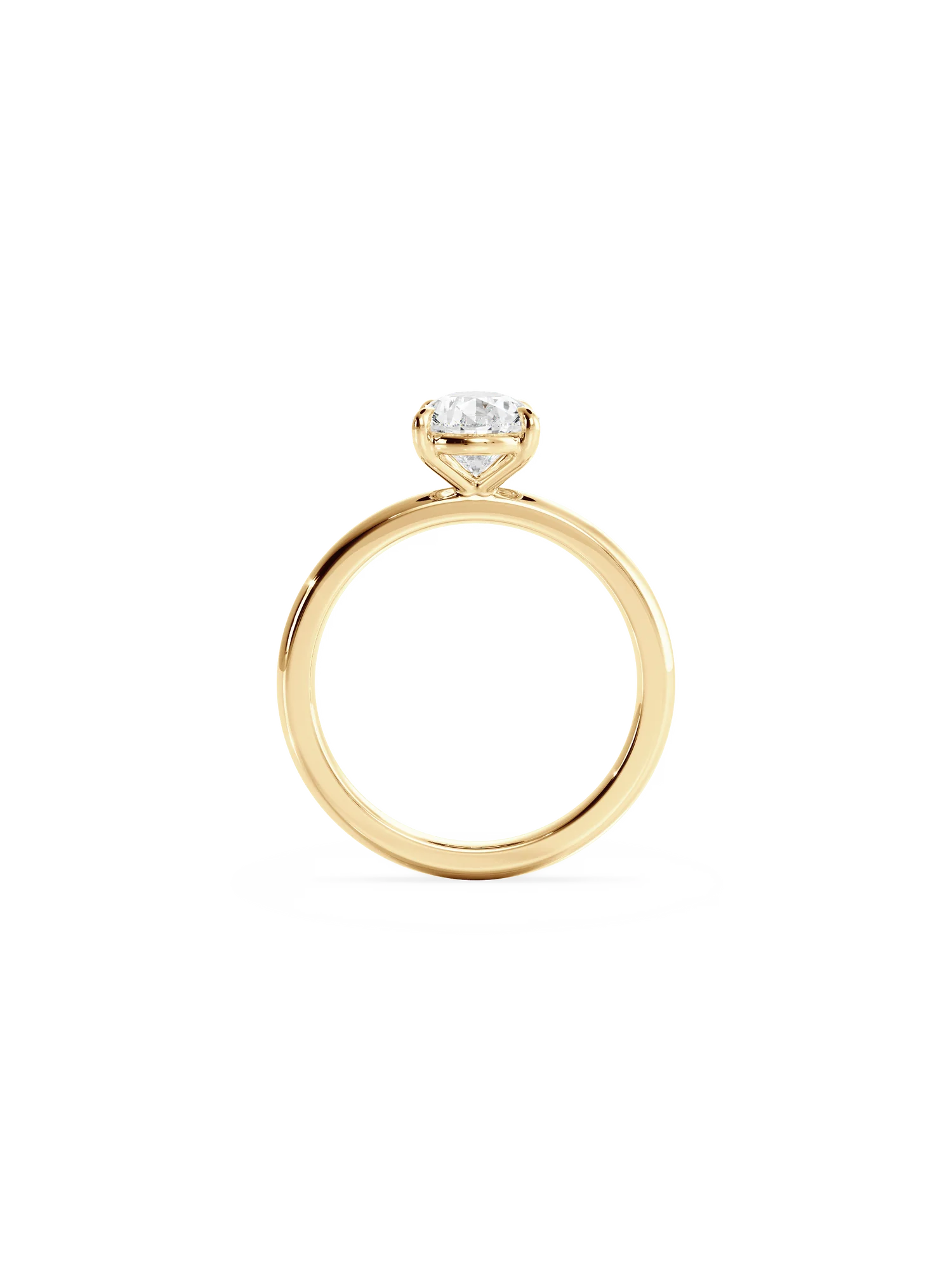 Damla Kesim Pırlanta Tek Taş Yüzük