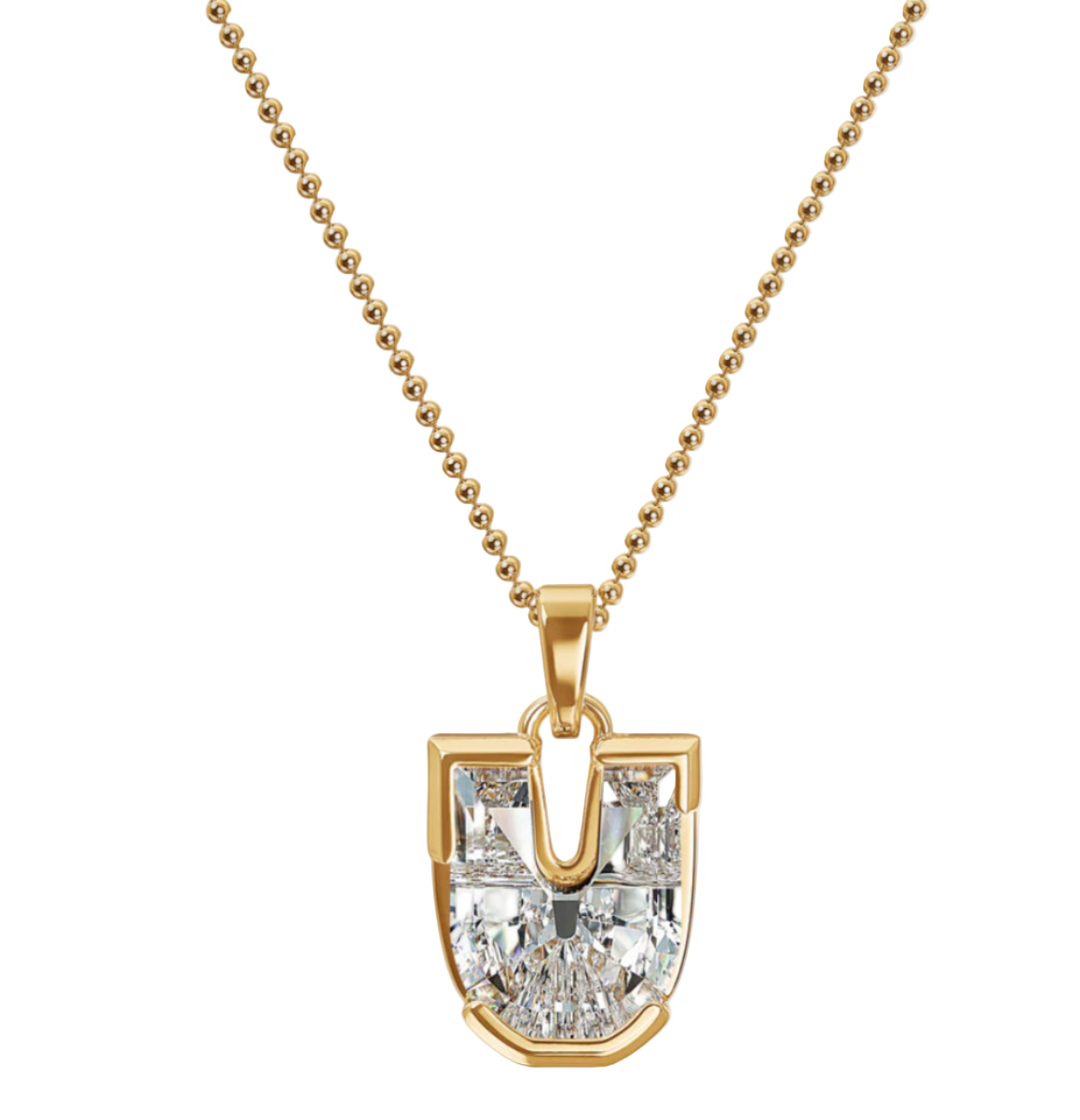 Pırlanta Harf Kolye Ucu