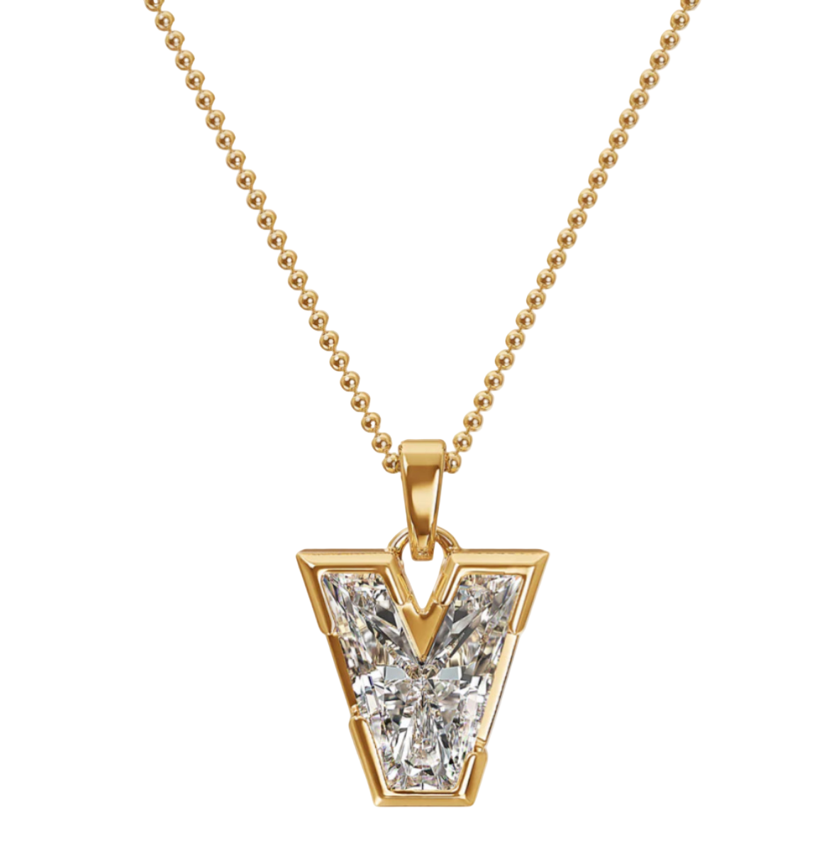 Pırlanta Harf Kolye Ucu