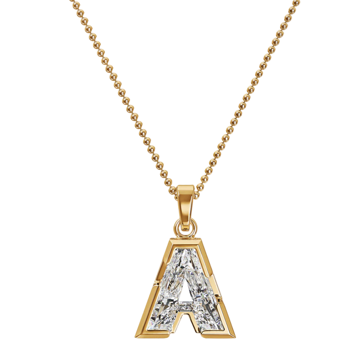 Pırlanta Harf Kolye Ucu