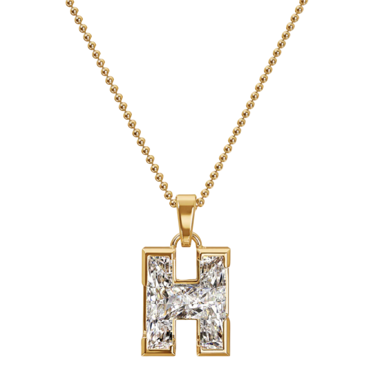 Pırlanta Harf Kolye Ucu