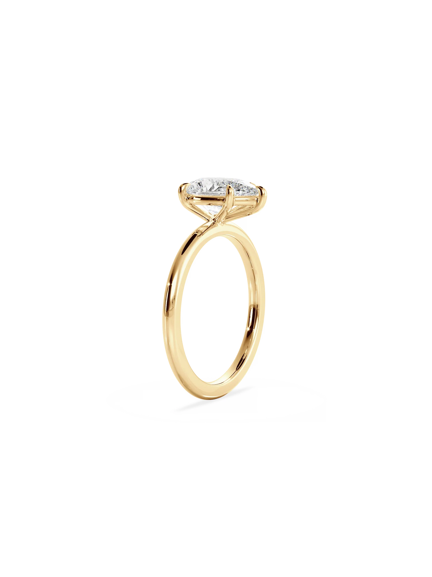 Damla Kesim Pırlanta Tek Taş Yüzük