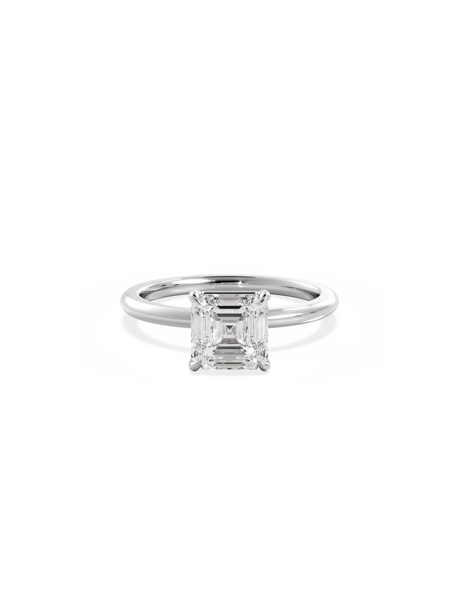 Prenses Kesim Pırlanta Tek Taş Yüzük