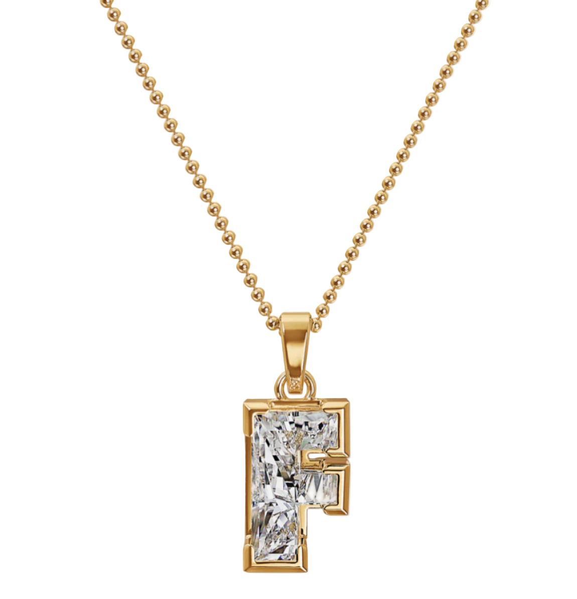 Pırlanta Harf Kolye Ucu