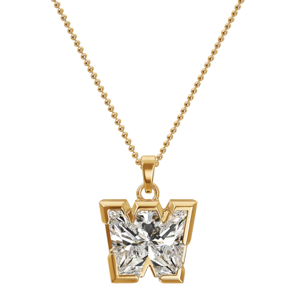 Pırlanta Harf Kolye Ucu