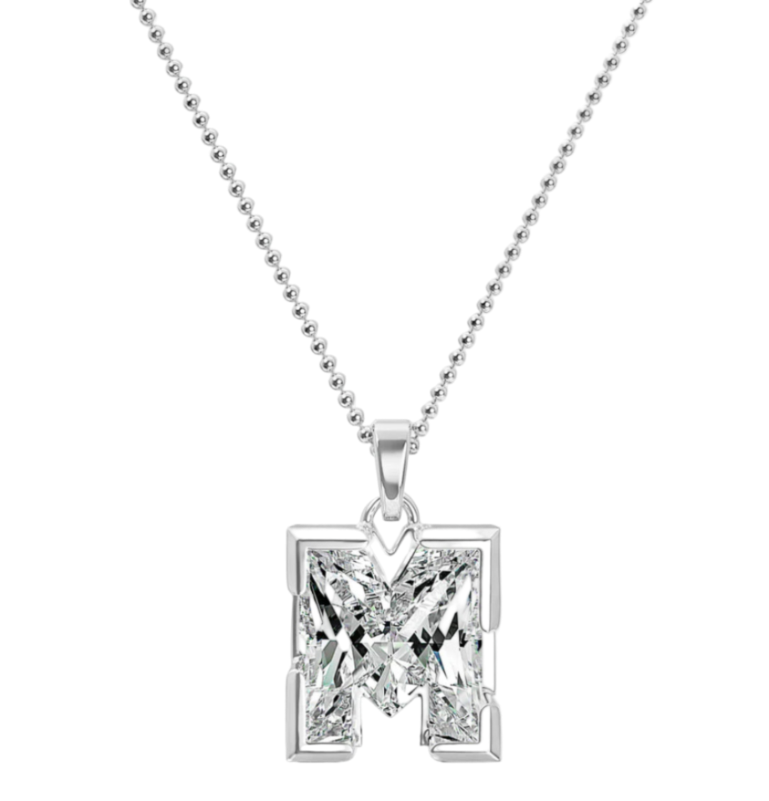 Pırlanta Harf Kolye Ucu