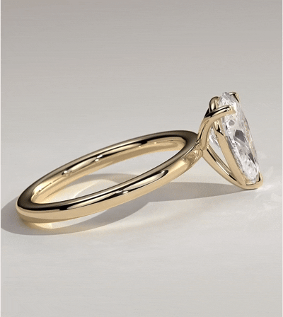 Damla Kesim Pırlanta Tek Taş Yüzük